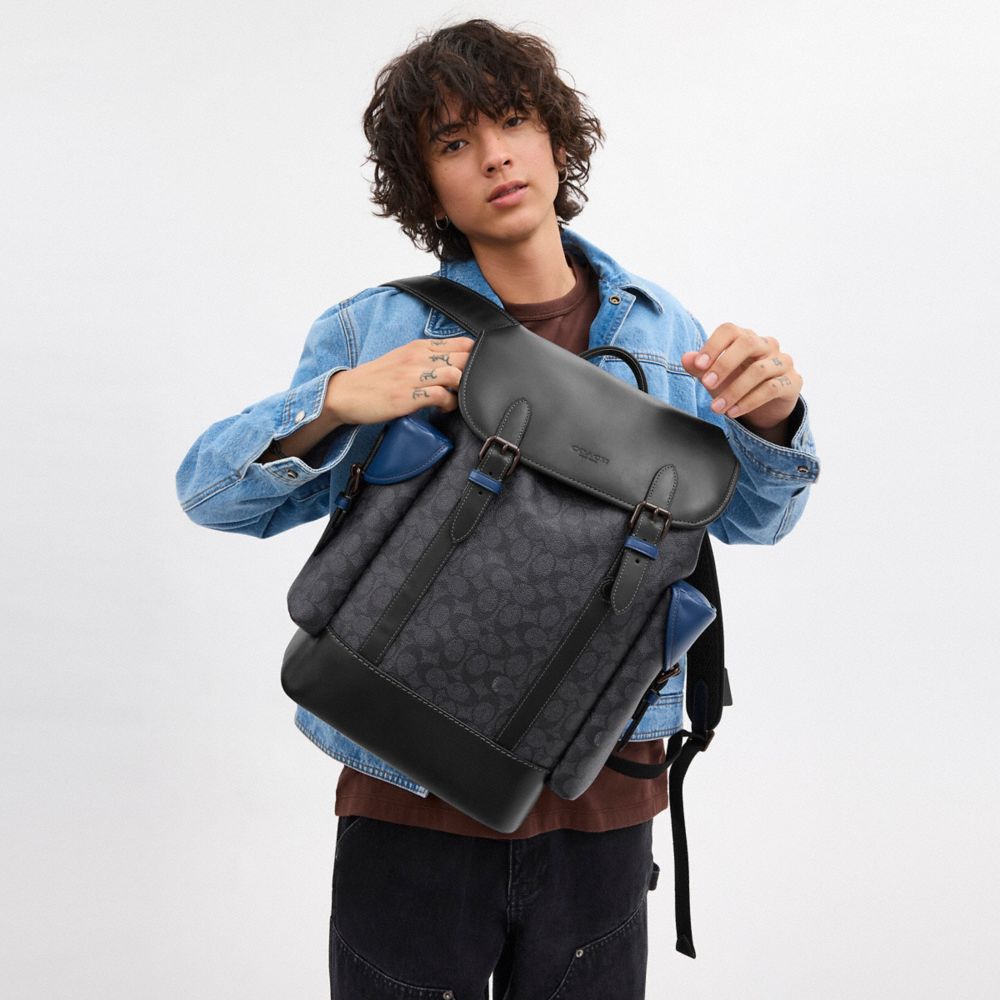 公式】COACH – コーチ | ヒッチ バックパック・ブロックド