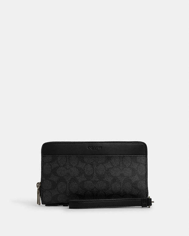 公式】コーチアウトレット | ダブル ジップ トラベル オーガナイザー