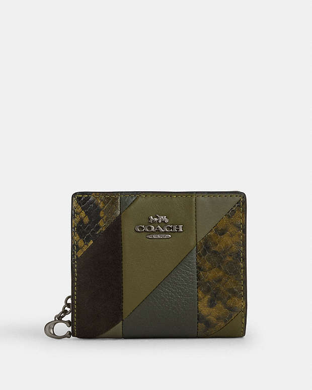 公式】コーチアウトレット | スナップ ウォレット・パッチワーク