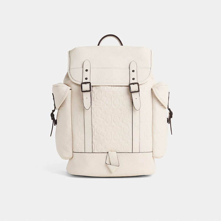 COACH® | Restored Hitch Backpack In Signature Leather