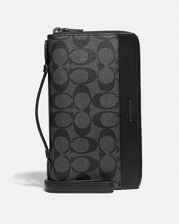 公式】コーチアウトレット | ダブル ジップ トラベル オーガナイザー