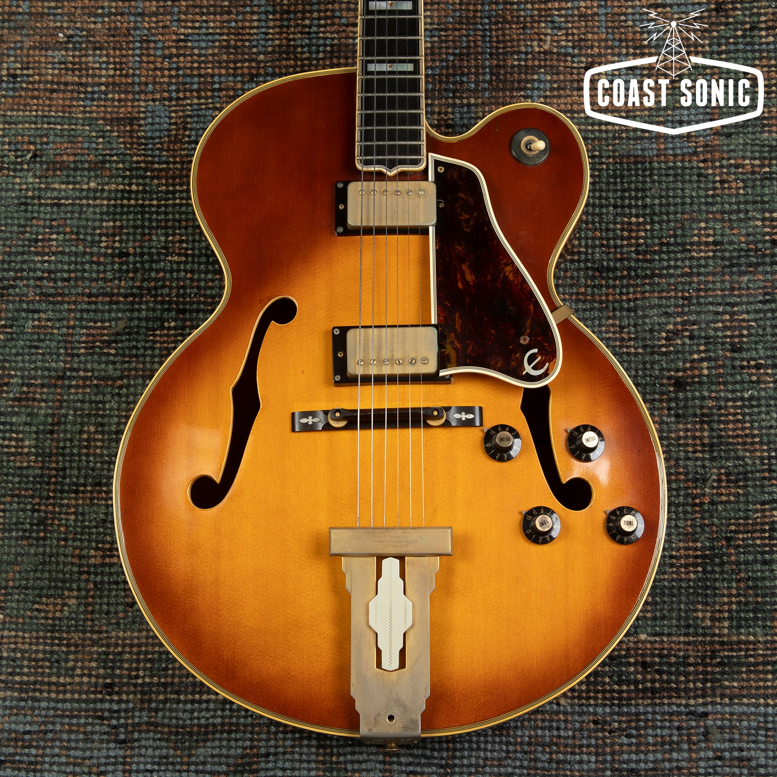 Vintage 1976 Epiphone Emperor Blue Label Made in Japan