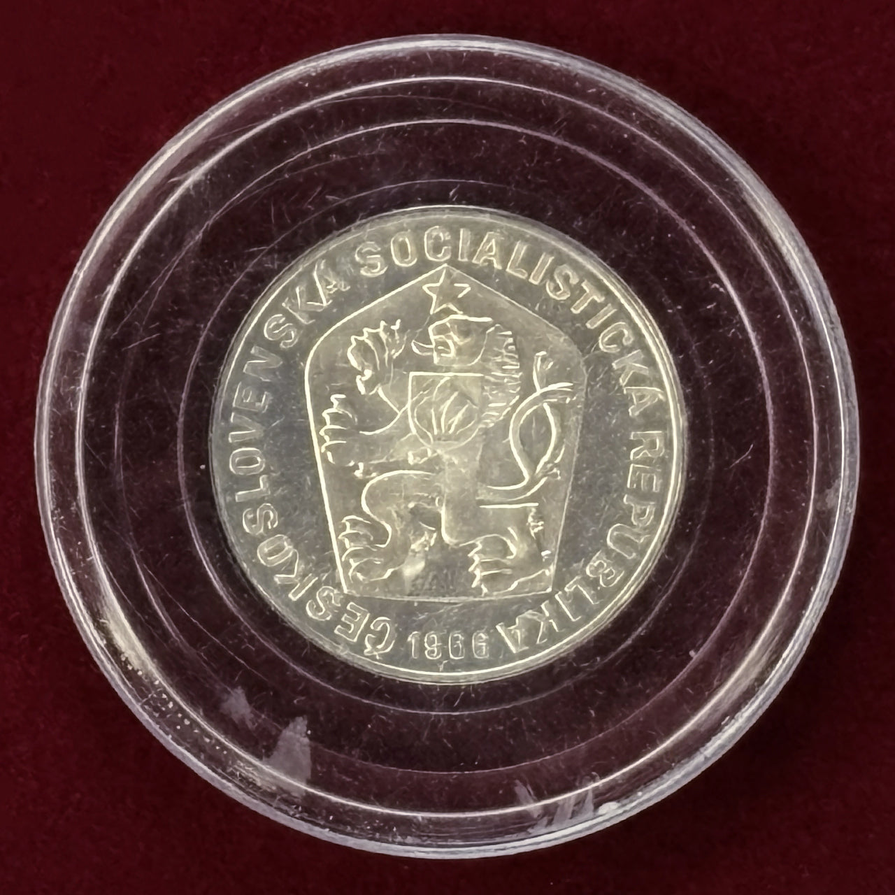 チェコスロバキア】10コルナ 銀貨 1966［B-0000395］ – ワールド