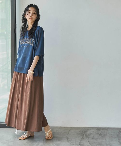 SARAH TWISTフレアスカート