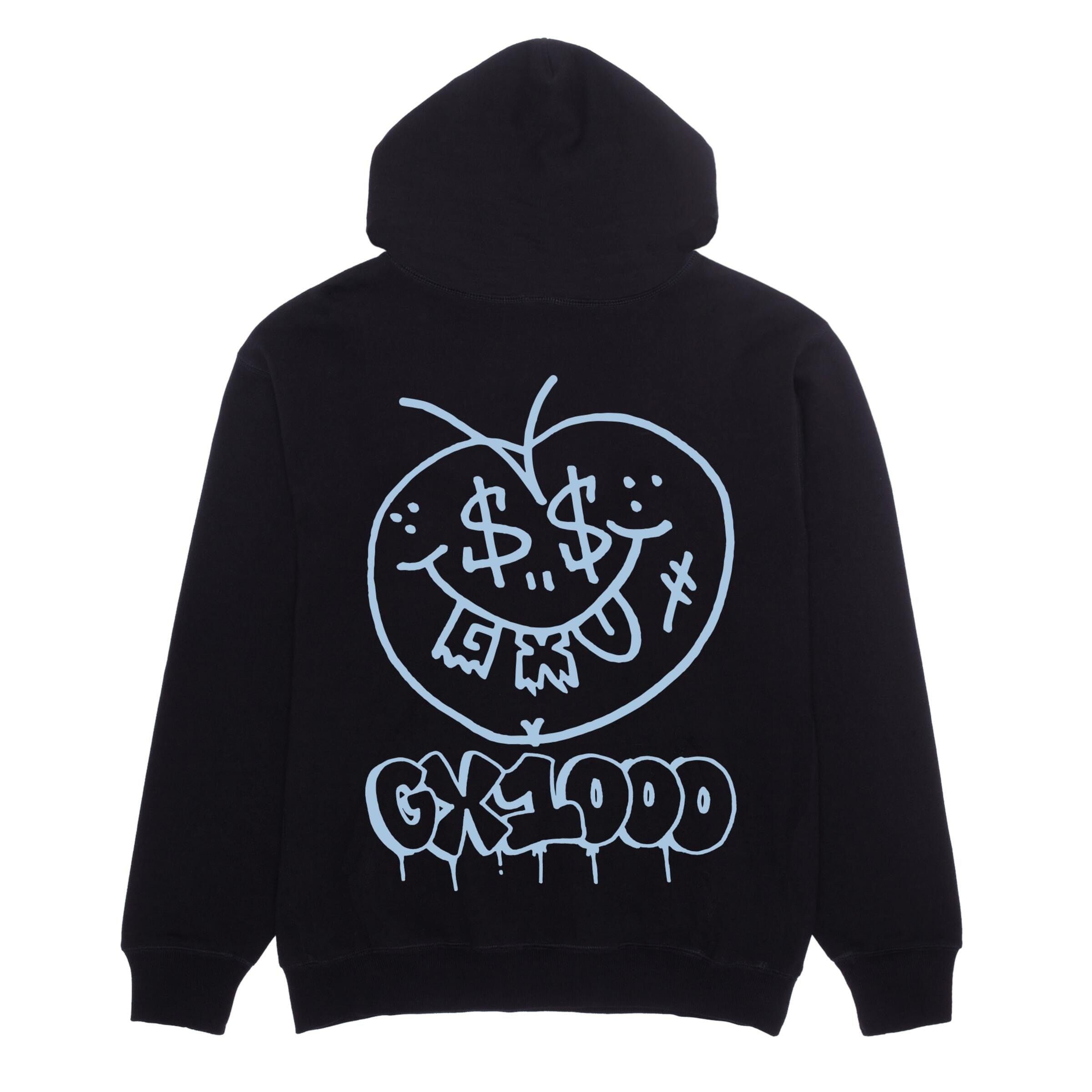 GX1000 Face Plant Hoodie Black - Coureur Goods