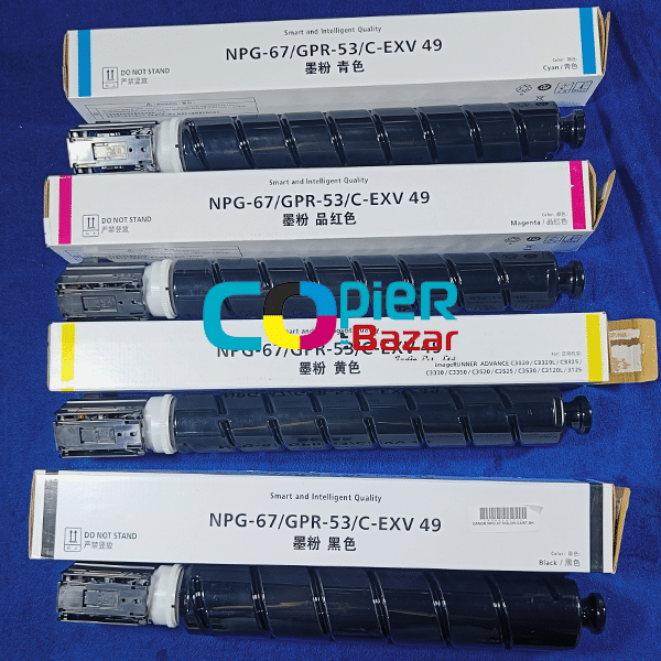 Canon NPG 67 CMYK Cartridge Set C3320 C3325 C3330 C3520 C3525