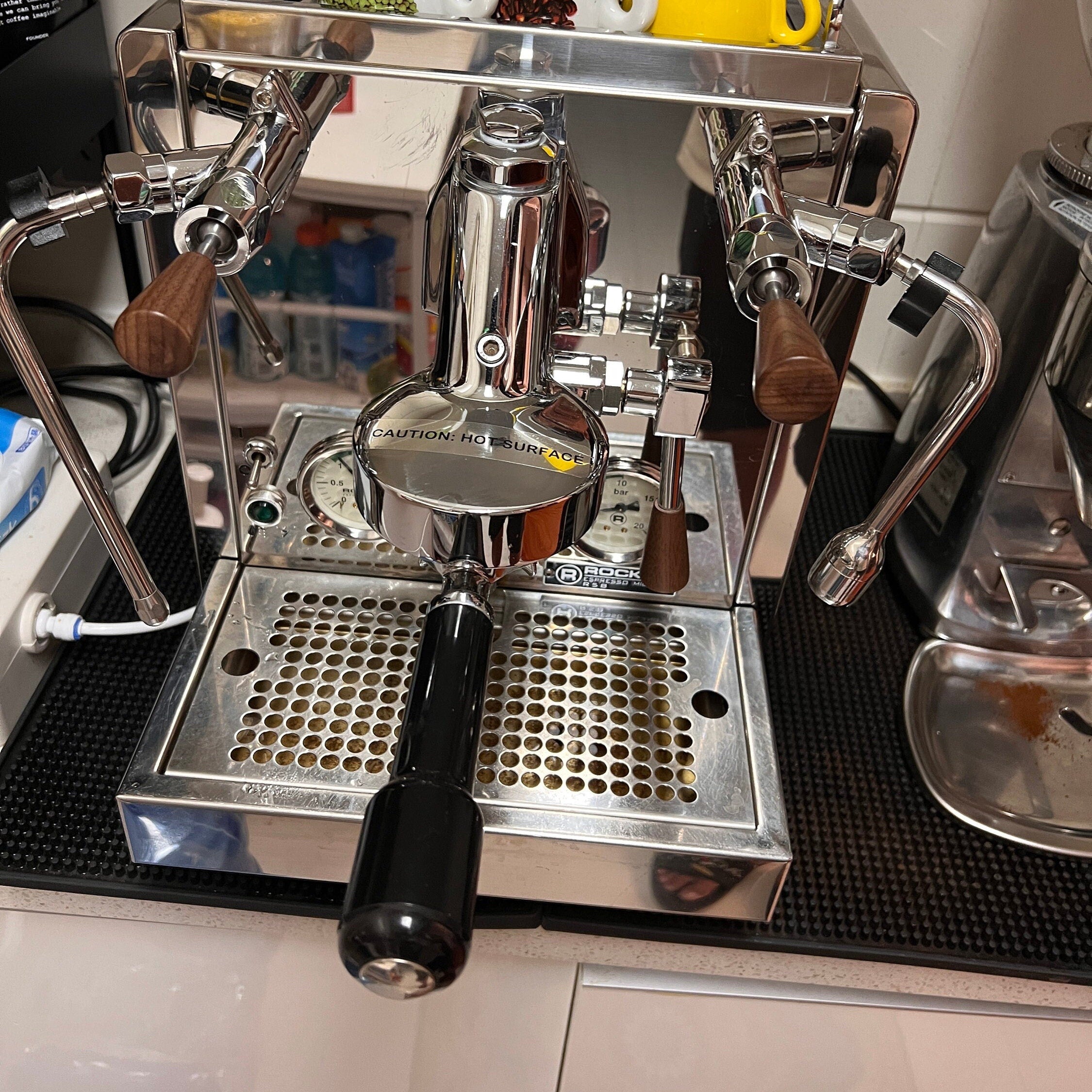 Rocket R58 Joystick ECM Style Steam Hot Water Knob Walnut – COWEET