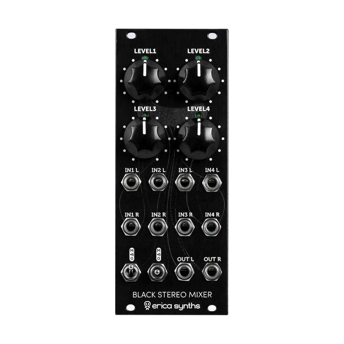 Erica Synths Black Stereo Mixer v3— Clockface Modular