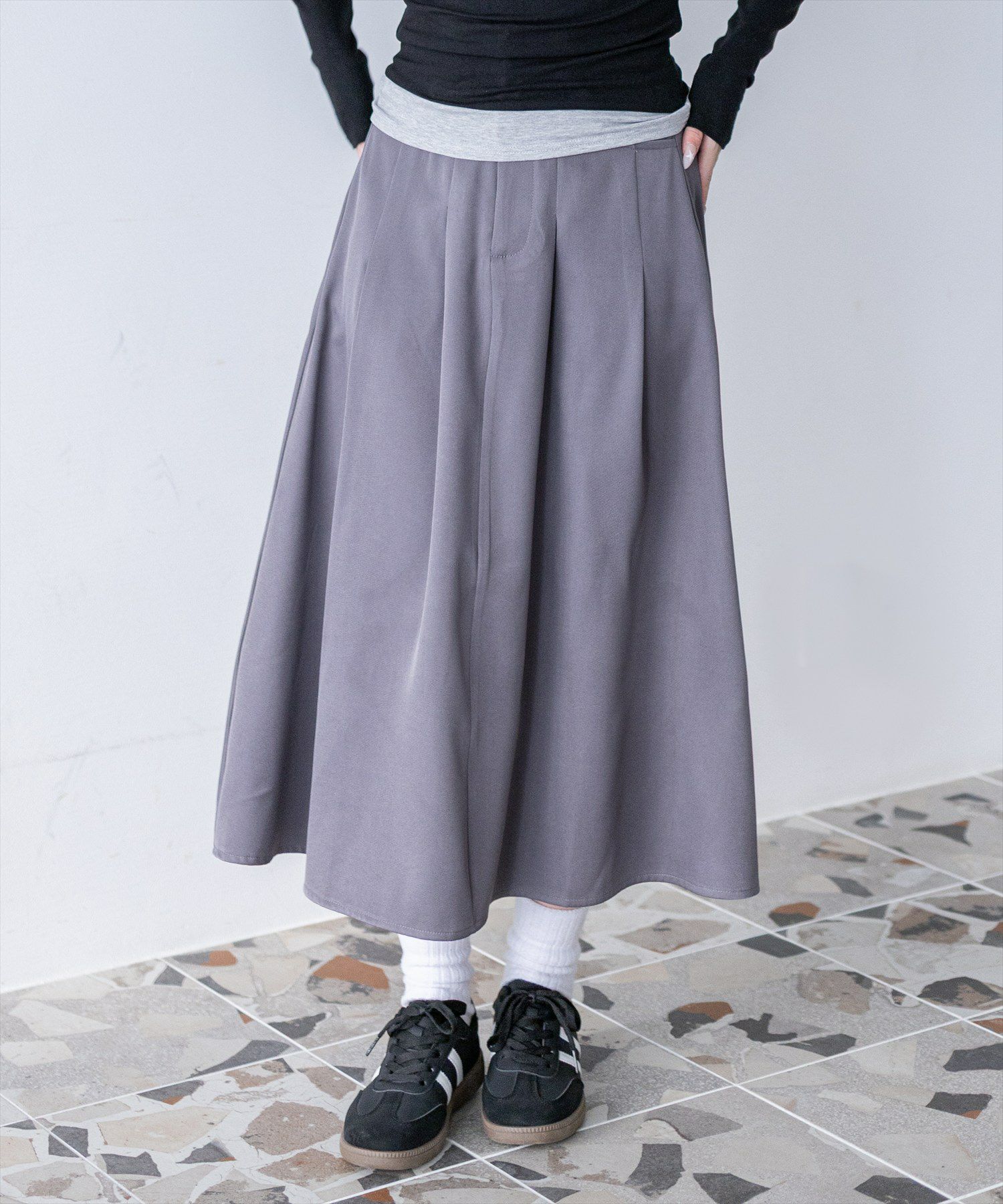 CLEAR BASIC≪新作≫タックスカート[CL9662] | レディースファッション