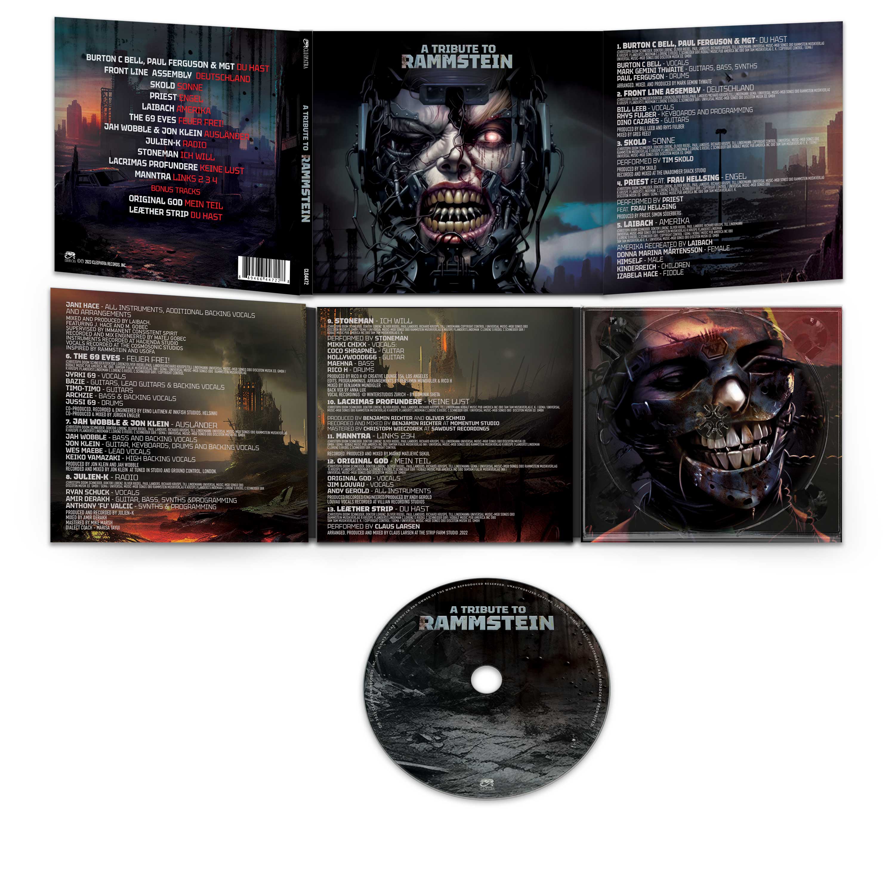 A Tribute To Rammstein (CD) - Cleopatra Records