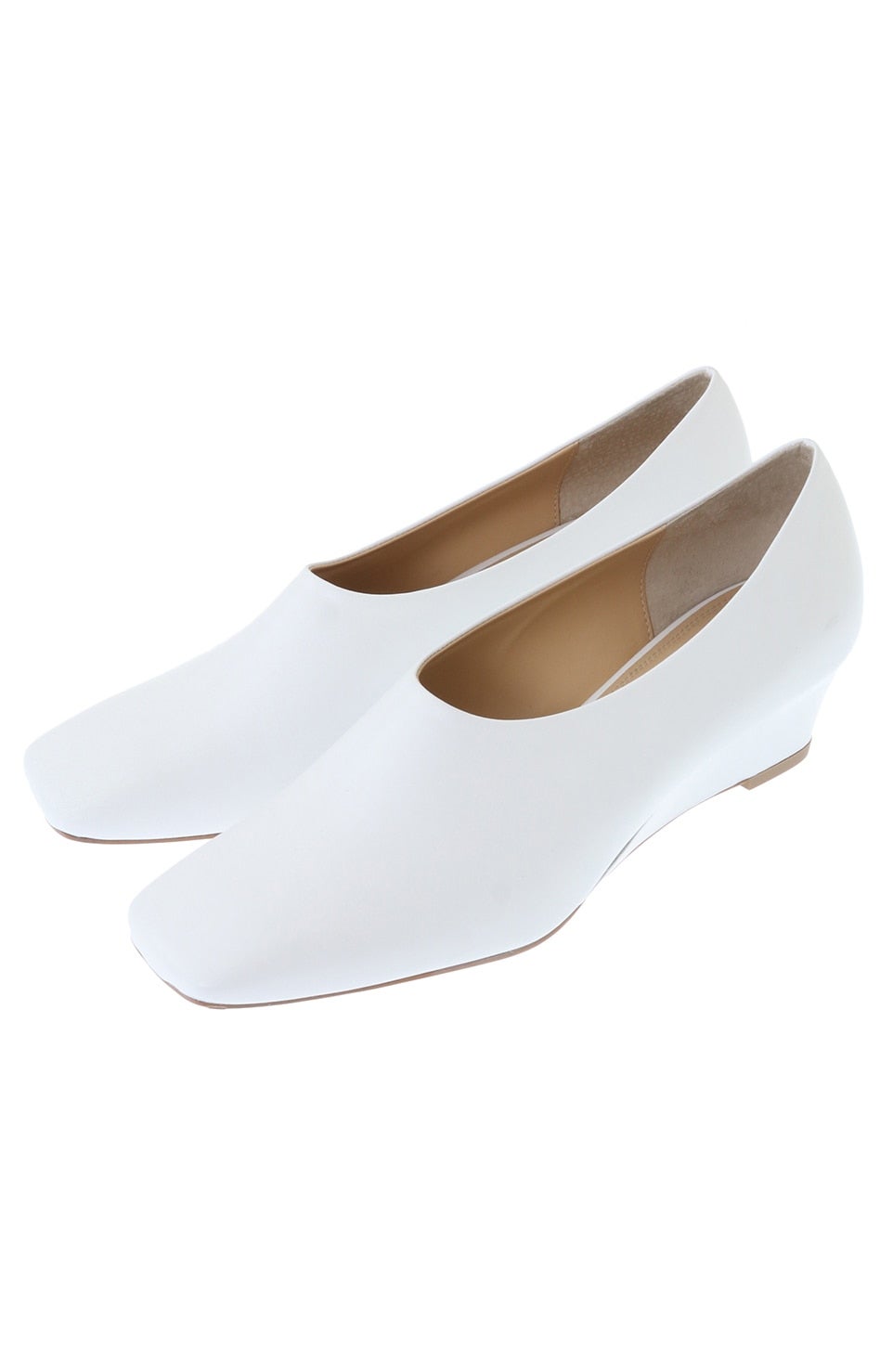 WEDGE SOLE SQUARE PUMPS｜BAG/SHOES(バッグ/シューズ)｜CLANE