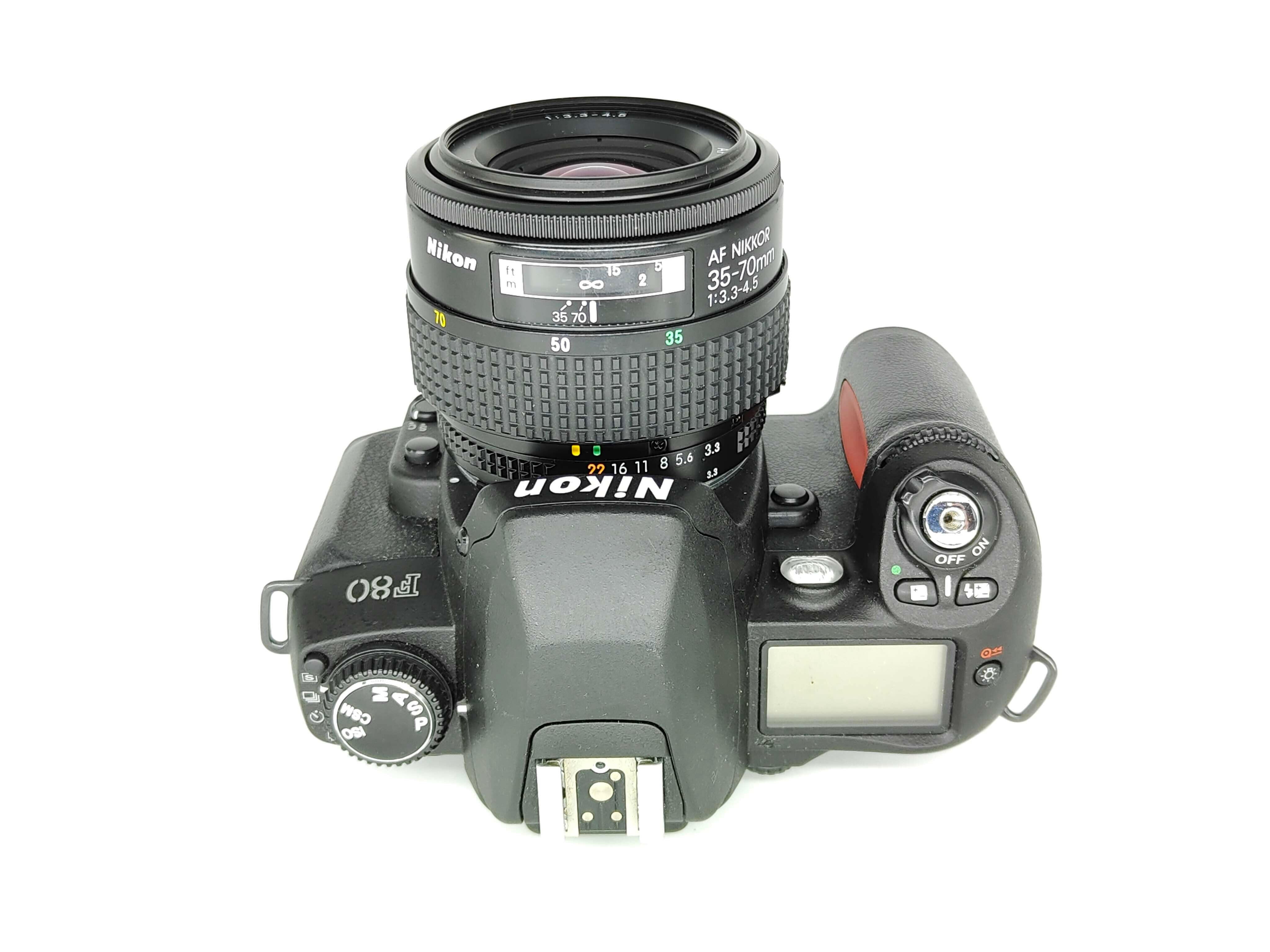 Nikon F80 autofocus film camera with 35-70mm zoom lens | Classic