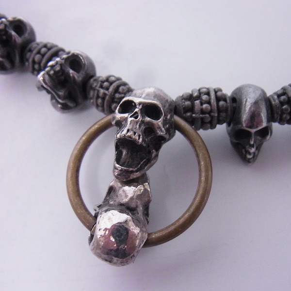 NECROMANCE/ネクロマンス hide style/ヒデスタイル SKULL NECKLACE