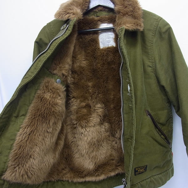 15AW名作】 WTAPS/ダブルタップス N-1 JACKET. COTTON. COAD デッキ