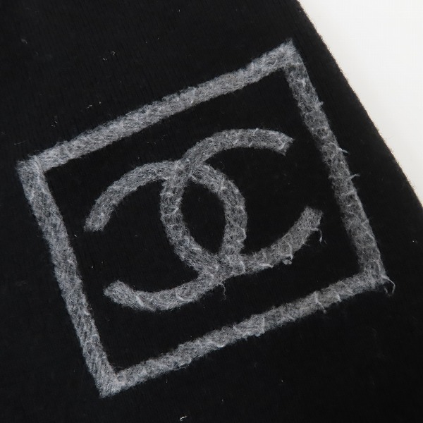 CHANEL/シャネル ココマーク ウールミニスカート P33728K00919/38の