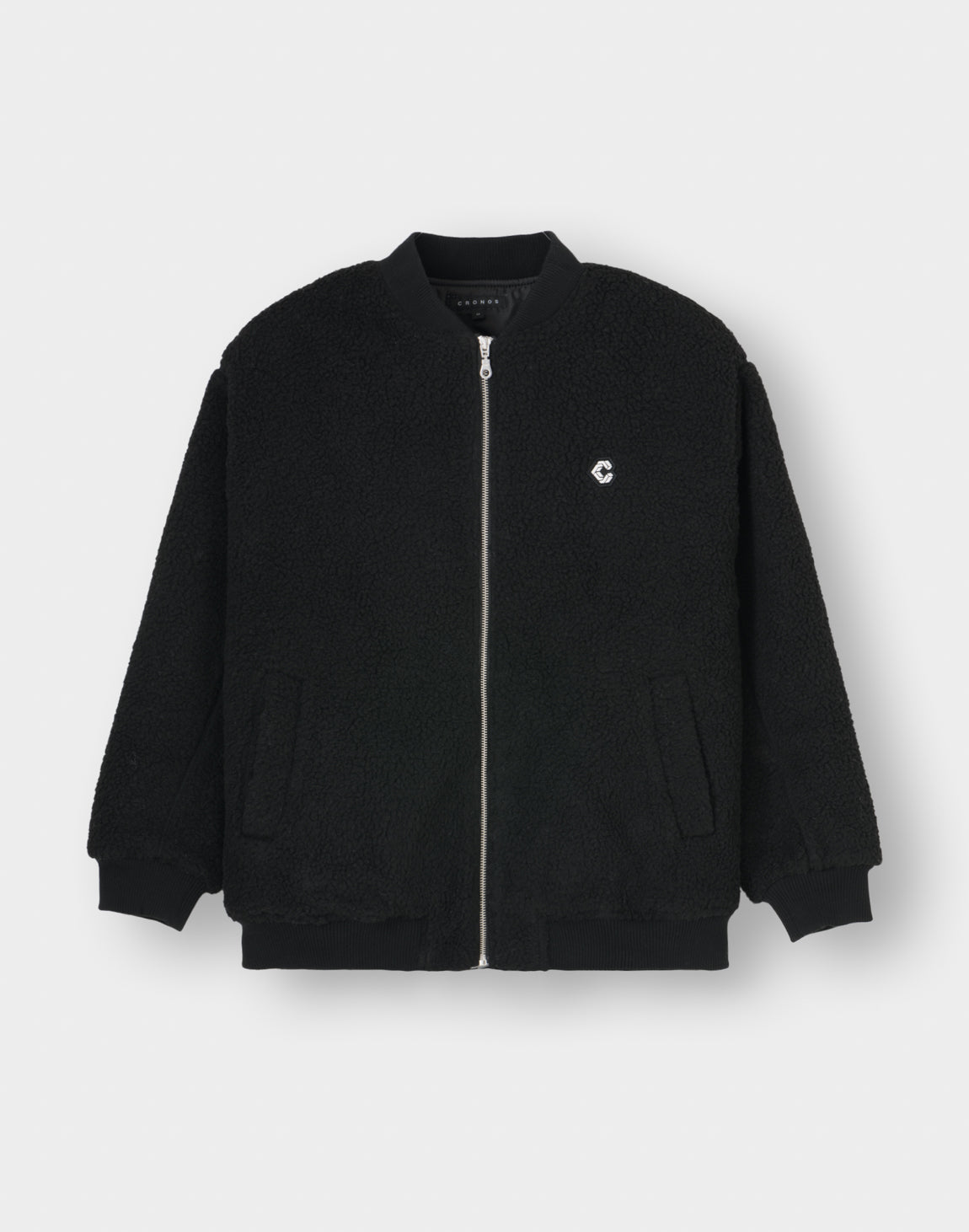 CRONOS WOMEN Oversized Boa MA-1【BLACK】