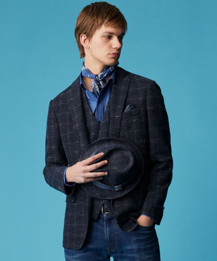 スプリングレザー/スウェード】ゴートスウェード シングルライダース