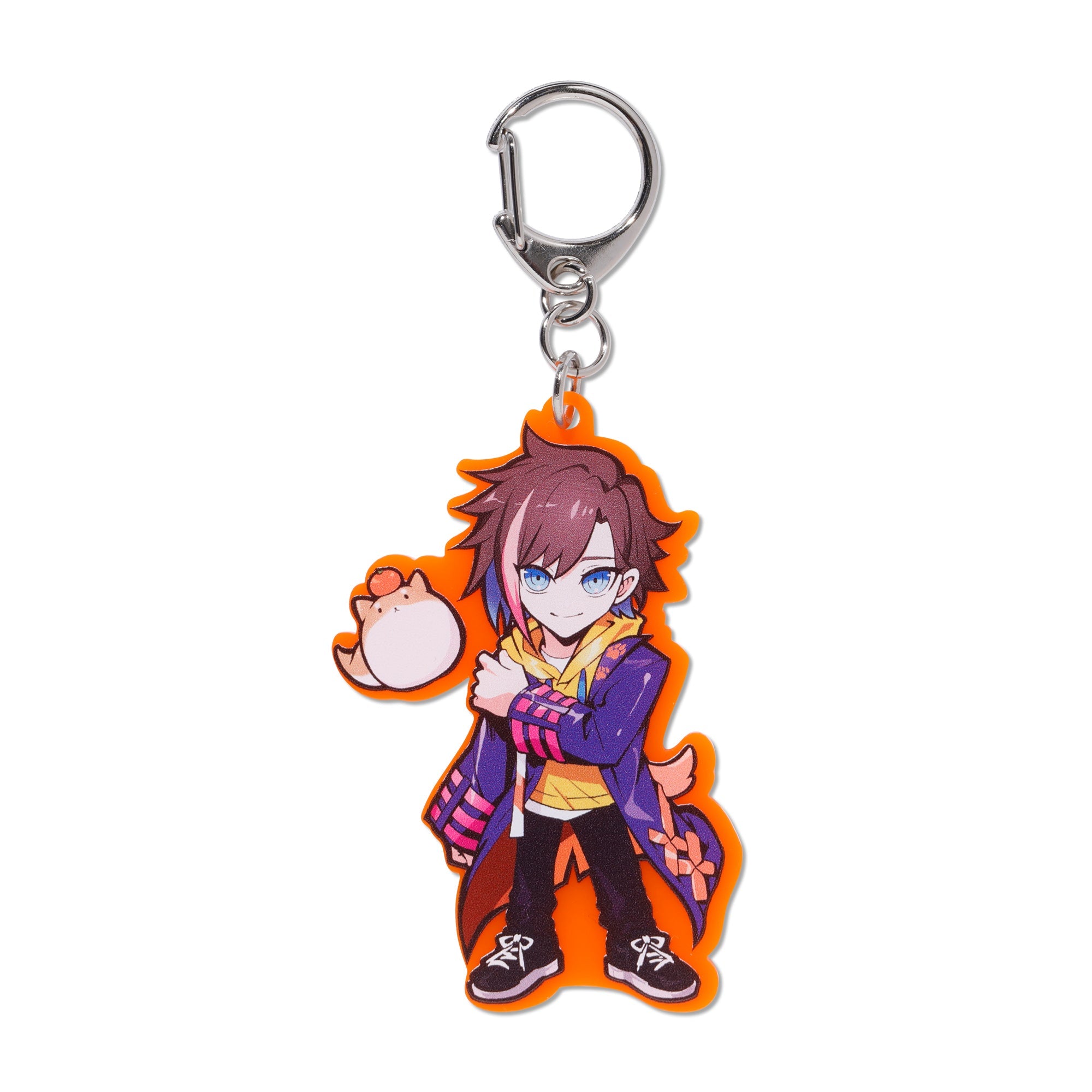 KINAKO COLOR KEYCHAIN – CRAZY RACCOON