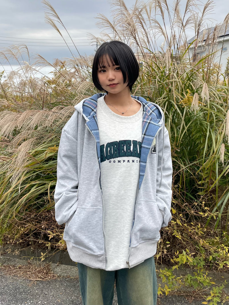 裏地チェックジップパーカー DPB64041 – CRAMMY