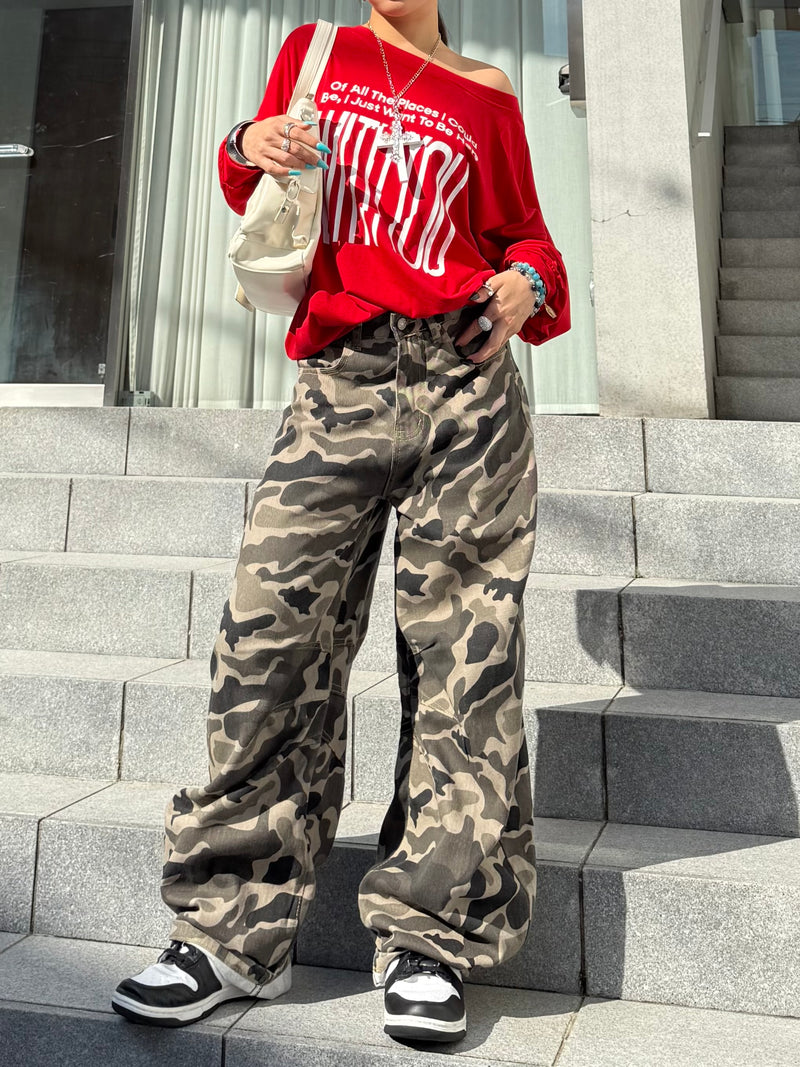 バギーカモフラデニムパンツ DPB86113 – CRAMMY