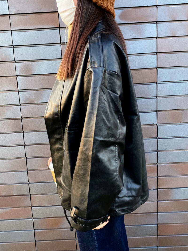 スタンドカラーレザージャケット DPB02099 – CRAMMY