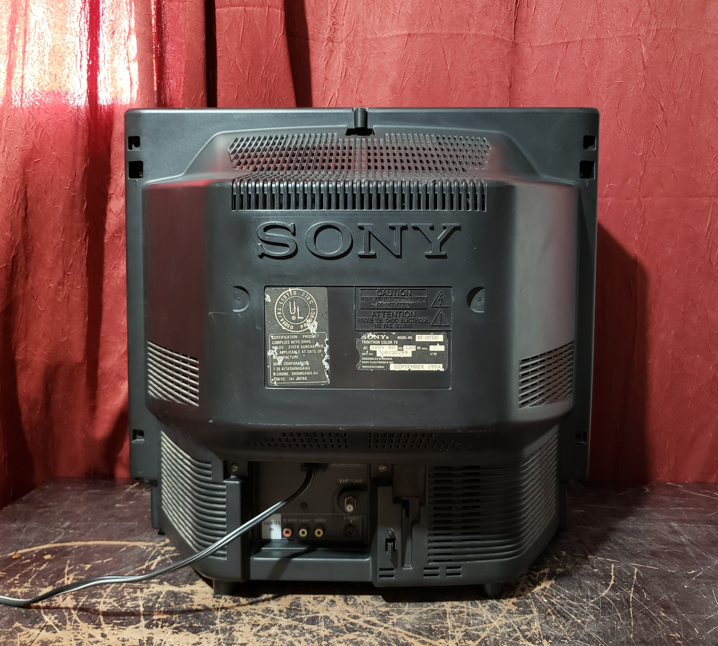 Sony KV-20TS32 | CRT Database