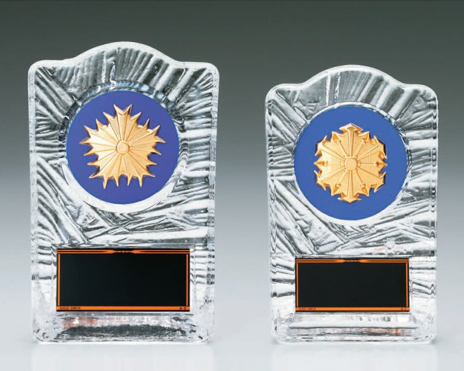 消防・警察・自衛隊記念品：KV-6506｜クリスタル・ガラス表彰記念品専門店