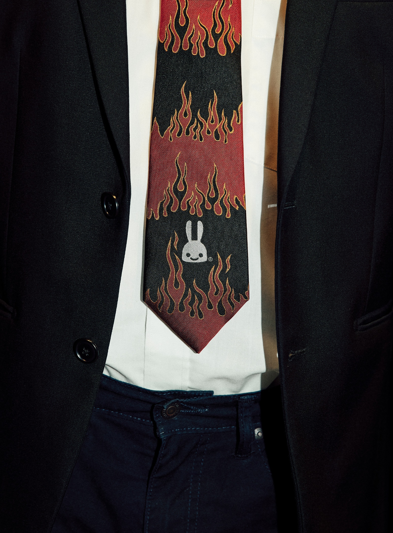 ネクタイ ファイヤー｜ウサギがいる｜CUNE ONLINE STORE