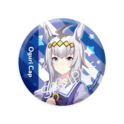 ウマ娘 ハピネスチャンスくじ オグリキャップ 缶バッジ ハピチャンクジ