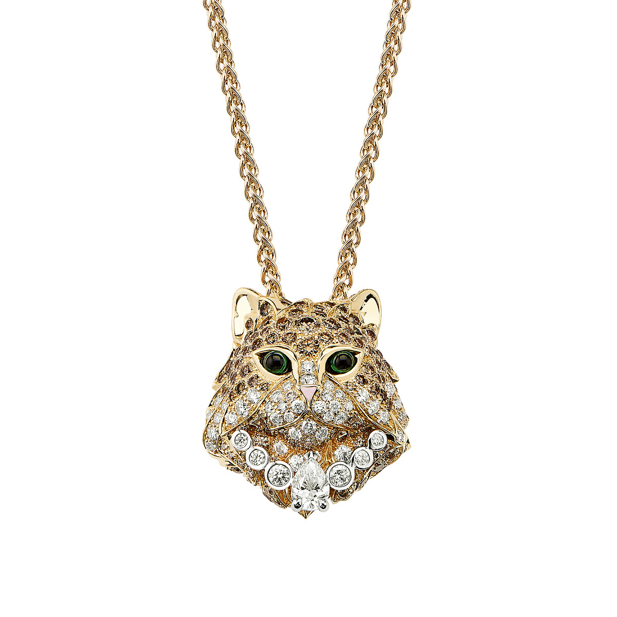 ウラジミール ペンダント 猫 | イエローゴールド | ブシュロン