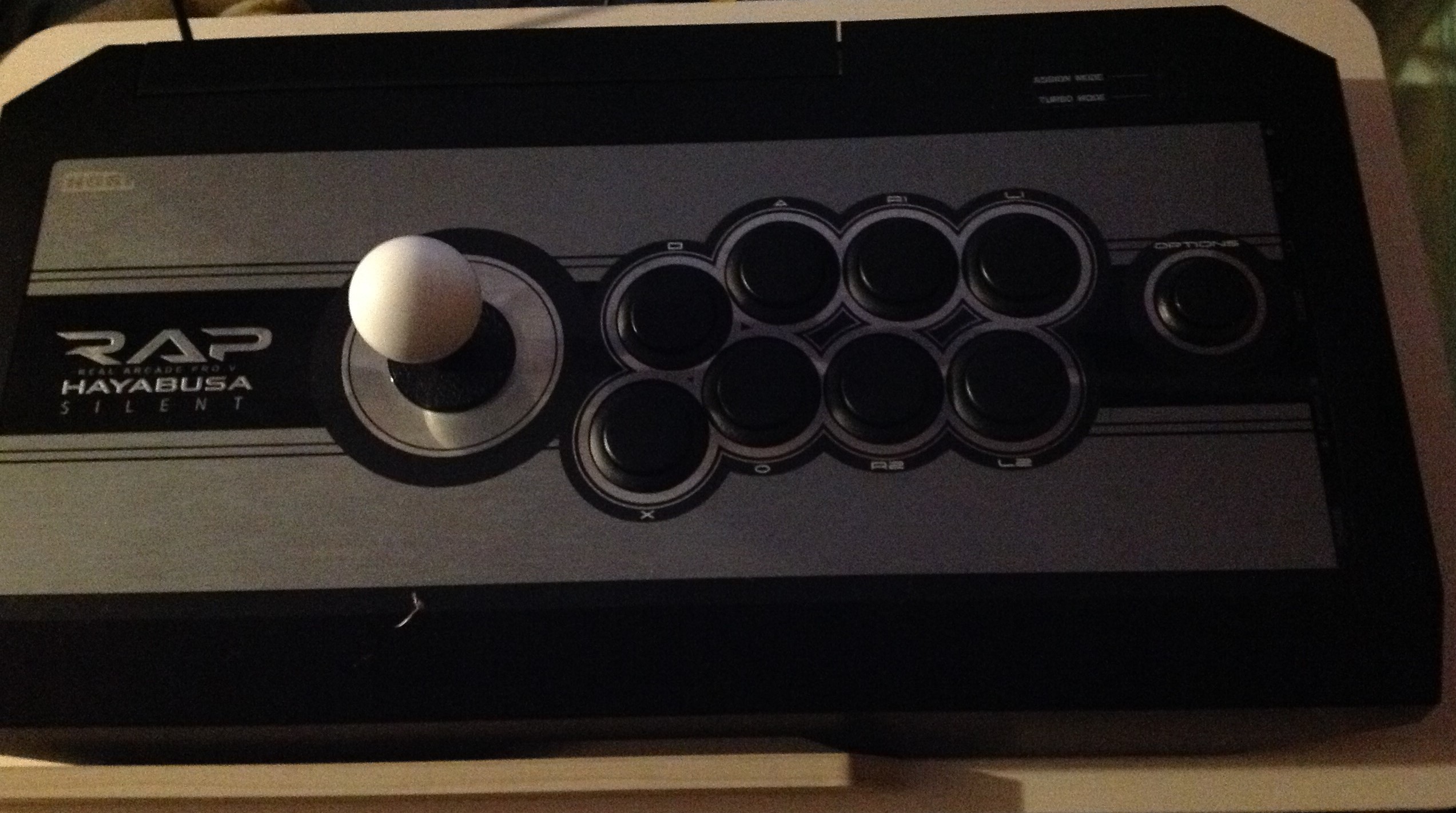 HORI「RAP.VサイレントHAYABUSA」のレバーを三和レバーに交換 - 廃刊