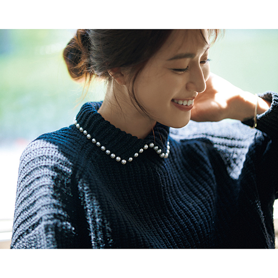 SEVEN TEN by MIHO KAWAHITO]【VERY別注色】ネックパールタートル