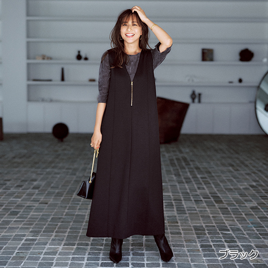 優待価格[THREE SQUARE]ジップジャンパースカート | KOBUNSHA SELECT