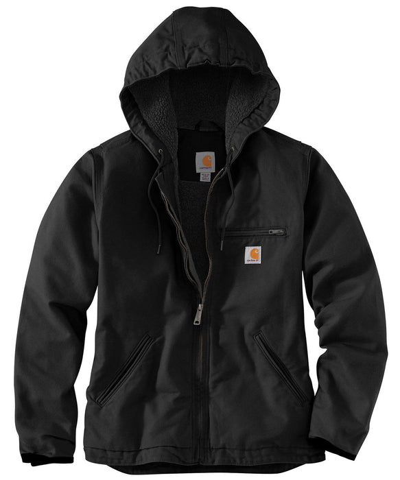 Carhartt Women's Sherpa Lined Sierra Jacket - Black — Dave's New York