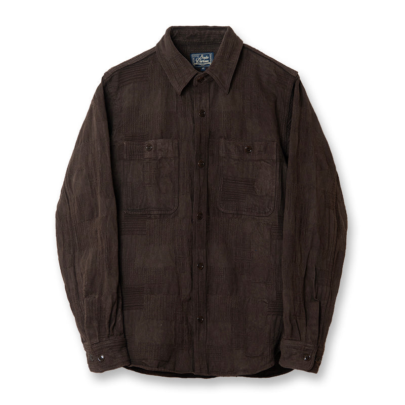奄美泥染BOROジャガードシャツ【5717】 – STUDIO D'ARTISAN ONLINE STORE