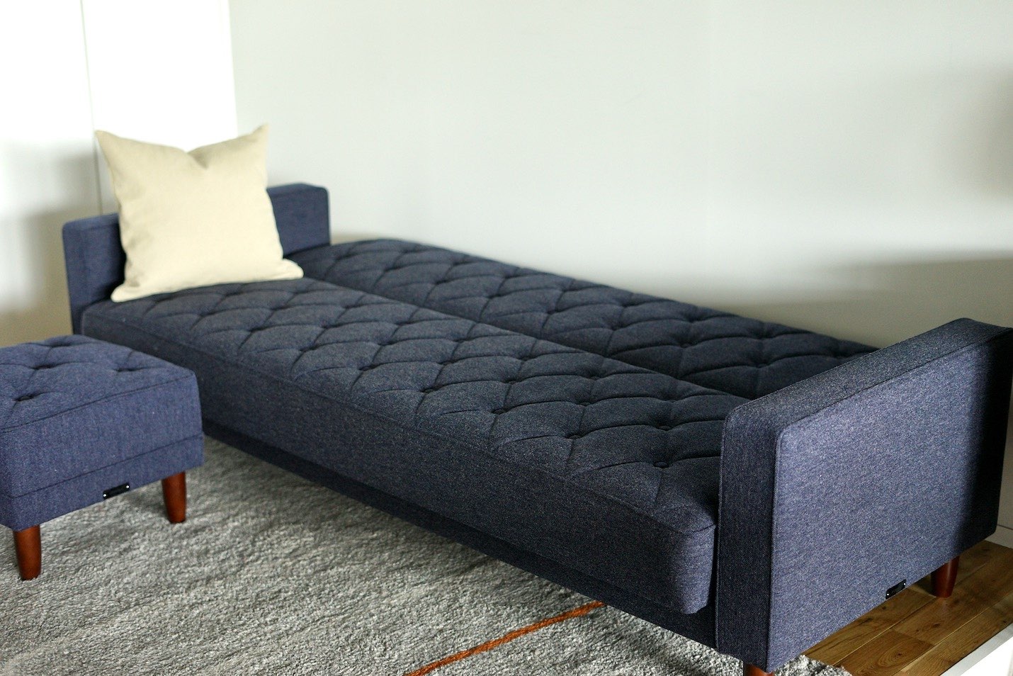 カリモク60 スリーピングソファ タープブルー［Y36213JD］ - カリモク