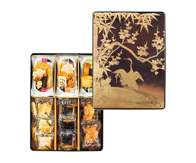 金蒔絵の大膳 花台 松竹梅と双鶴 高蒔絵 傷みあり 箱付 金