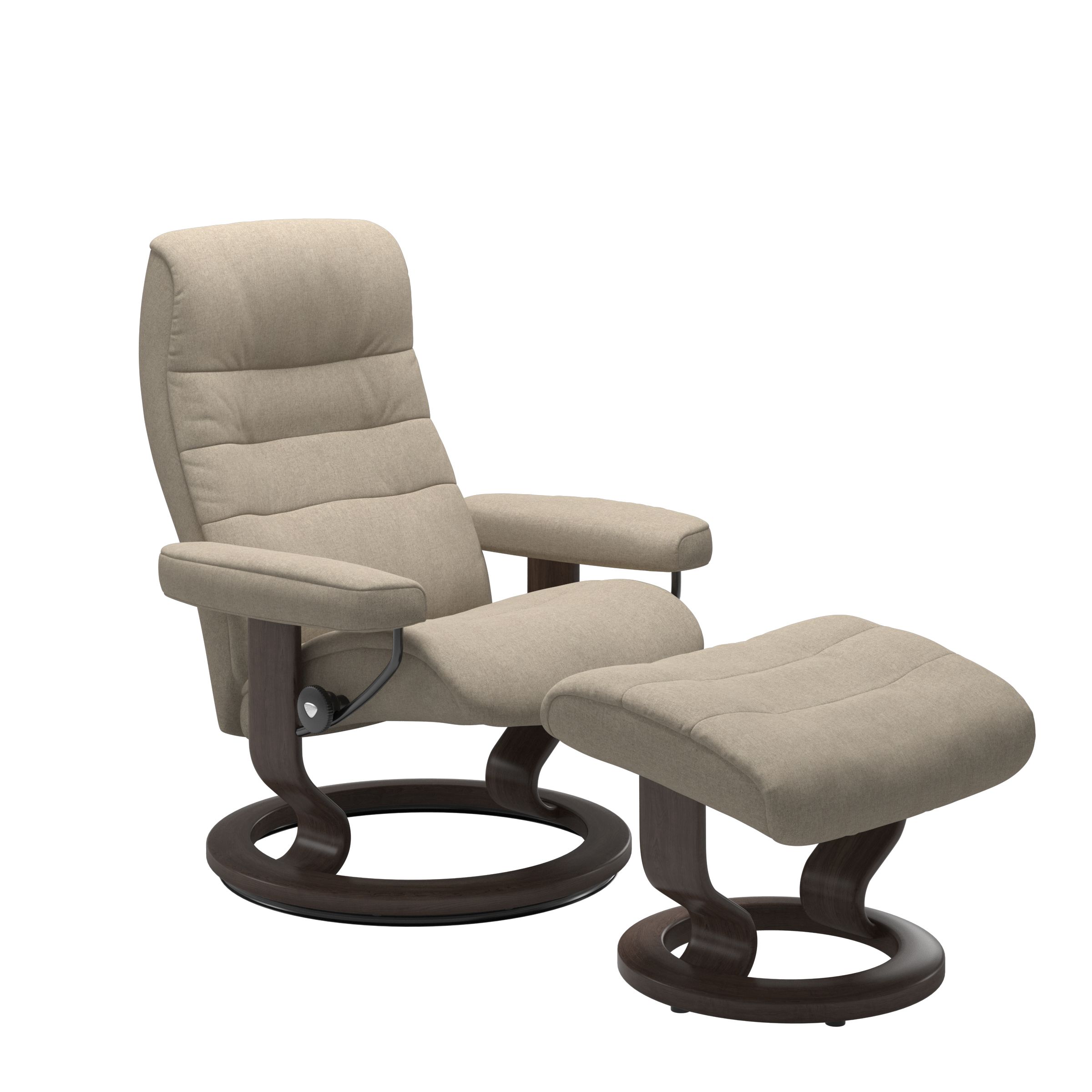 Stressless® Opal (S) Classic recliner with footstool | Recliners