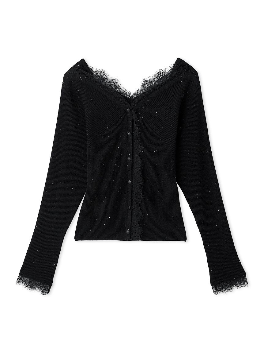 レーストリムニットプルオーバー(ニットプルオーバー)｜TOPS（トップス