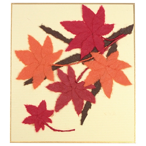和紙でつくるちぎり絵ミニ 秋 もみじ | 介護用品 | 介護用品・福祉用具
