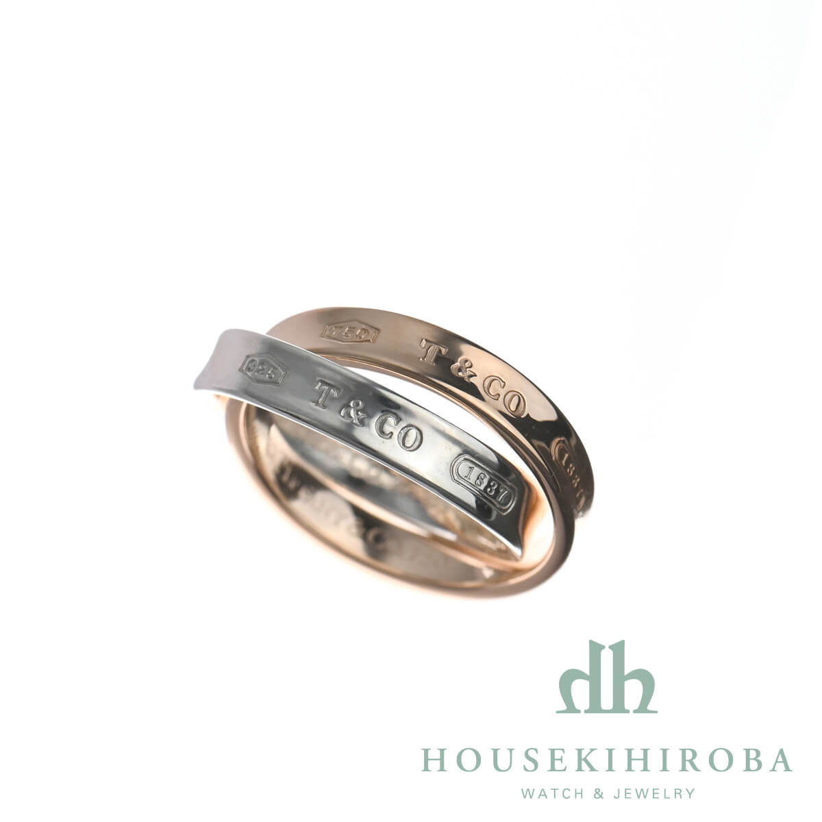 1837 インターロッキング リング 中古 ｜ ティファニー | 腕時計の