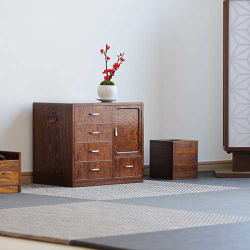 江戸指物 手許箪笥 伝統工芸品 木製 小物入れ | MUKU工房