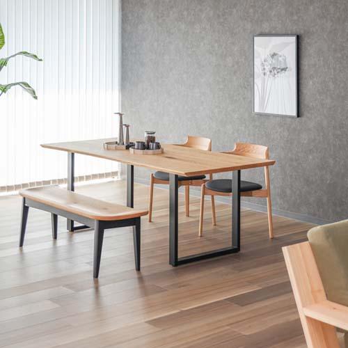 飛騨家具 ibata interior イバタインテリア Ritz リッツ テーブル 鉄脚