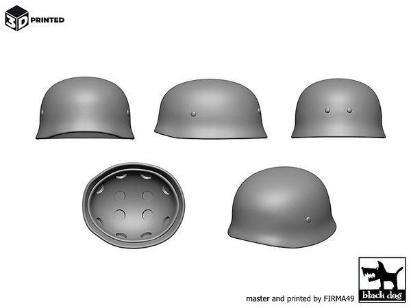❷WWⅡ ドイツ軍 M38型降下猟兵ヘルメット（レプリカ）グレー☆緑の