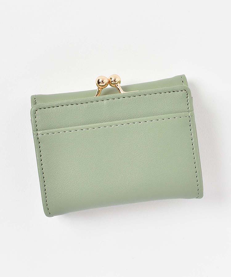 プリンエポ付きがま口財布 折札財布 財布 がま口財布 ウォレット