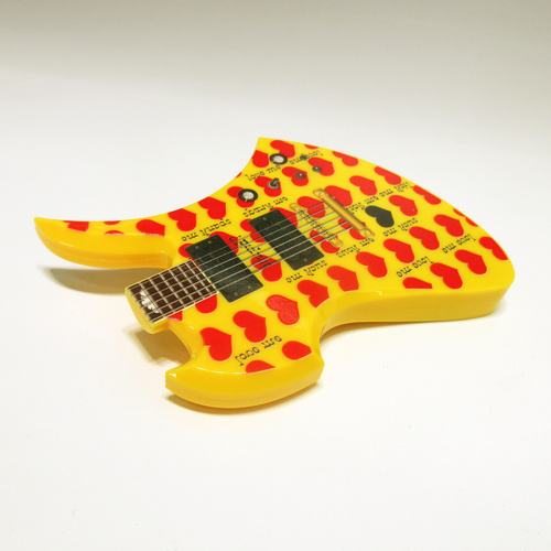 hide MODEL GUITAR (YELLOW HEART ver.)PLAYERS MOBILE BATTERY