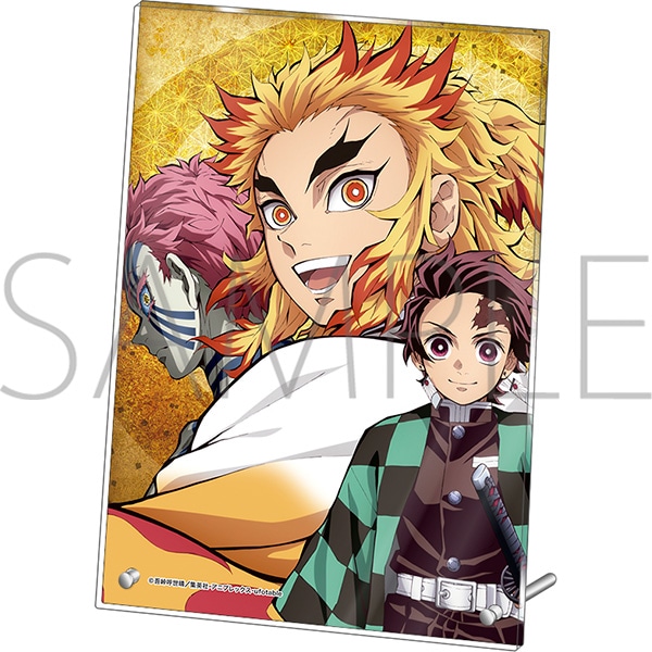 鬼滅の刃 ミニアクリルアートパネル A：炭治郎＆煉獄＆猗窩座: キャラ