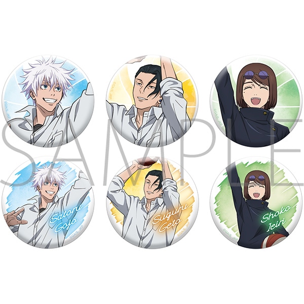 呪術廻戦 第2期 トレーディングオーロラ缶バッジ バスケ: キャラグッズ