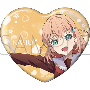 ラブライブ！サンシャイン!! 異次元フェス ハート形缶バッジ／高海