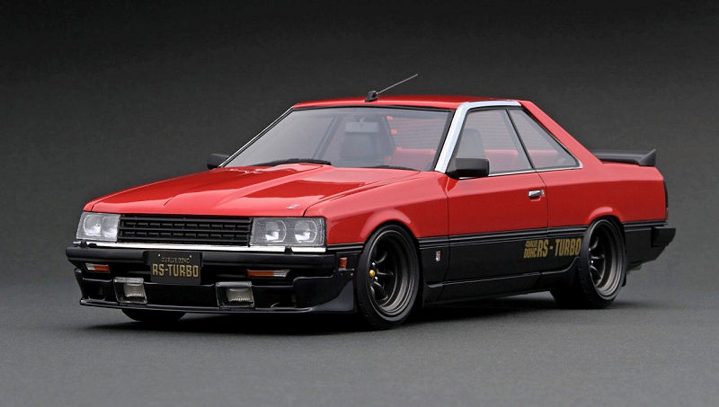 Ignition Model Nissan Skyline 2000 RS-Turbo (R30) - Red/Black